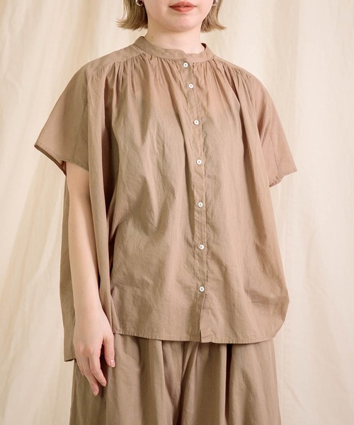 Brocante ブロカント ドミンゴ インドボイル フロンセシャツ Brocante / ブロカント] インドボイル フロンセシャツ | Domingo