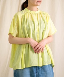 [Brocante / ブロカント] インドボイル フロンセシャツ