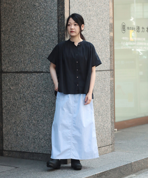 Brocante / ブロカント] インドボイル フロンセシャツ（シャツ