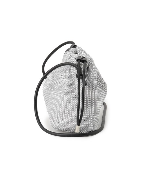SHOO・LA・RUE（シューラルー）の「◆スパンコール巾着ショルダーバッグ（ショルダーバッグ・レディース・シルバー/シルバー系3/ブラック・00）」の6枚目の写真