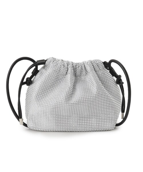 SHOO・LA・RUE（シューラルー）の「◆スパンコール巾着ショルダーバッグ（ショルダーバッグ・レディース・シルバー/シルバー系3/ブラック・00）」の7枚目の写真