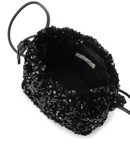 SHOO・LA・RUE（シューラルー）の「◆スパンコール巾着ショルダーバッグ（ショルダーバッグ・レディース・シルバー/シルバー系3/ブラック・00）」の10枚目の写真