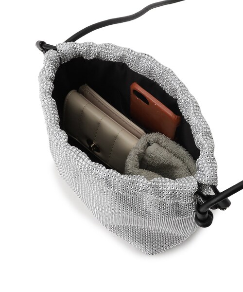 SHOO・LA・RUE（シューラルー）の「◆スパンコール巾着ショルダーバッグ（ショルダーバッグ・レディース・シルバー/シルバー系3/ブラック・00）」の12枚目の写真