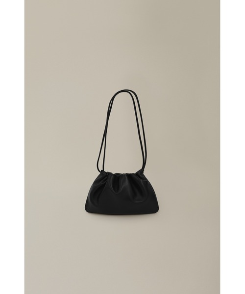 NOTHING WRITTEN Nella strap mini bag 黒 NOTHING WRITTEN / ナッシングリトゥン NELLA STRAP MINI BAG 巾着