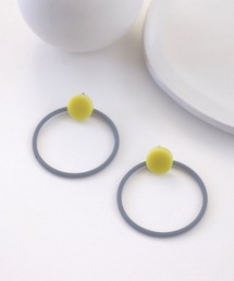 Three Four Time | バイカラーリングピアス(ピアス(両耳用))