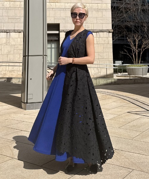 JENNE（ジェンヌ）の「ラグジュアリーレースジレ（その他トップス・レディース・ベージュ/ブラック/ホワイト・SMALL/MEDIUM/LARGE）」の5枚目の写真