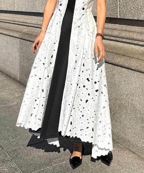 JENNE（ジェンヌ）の「ラグジュアリーレースジレ（その他トップス・レディース・ベージュ/ブラック/ホワイト・SMALL/MEDIUM/LARGE）」の20枚目の写真