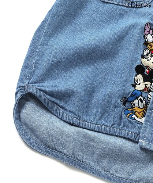 Disney(ディズニー)の「ディズニーキャラクター/シャツ(シャツ/ブラウス・キッズ・アイボリー/インディゴブルー・90/100/110/120/130)」の12枚目の写真