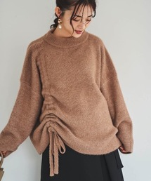【150㎝前後の小柄さんサイズ】ふわとろ ドロストニット