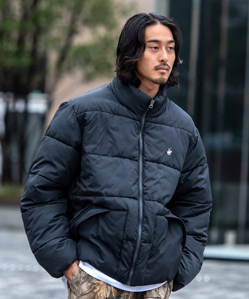 BEVERLY HILLS POLO CLUB(ビバリーヒルズポロクラブ)の「『BEVERLY HILLS POLO CLUB/ビバリーヒルズポロクラブ』エステルファイバー中綿JKT(ブルゾン・メンズ・ブラック/カーキ/ライトグレー・M/L/XL)」の4枚目の写真