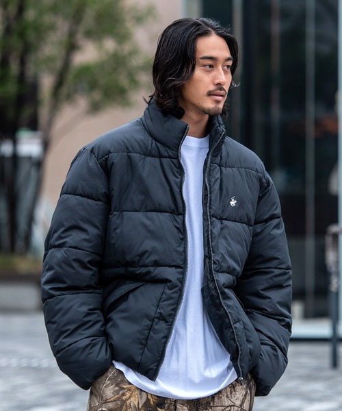 BEVERLY HILLS POLO CLUB(ビバリーヒルズポロクラブ)の「『BEVERLY HILLS POLO CLUB/ビバリーヒルズポロクラブ』エステルファイバー中綿JKT(ブルゾン・メンズ・ブラック/カーキ/ライトグレー・M/L/XL)」の6枚目の写真