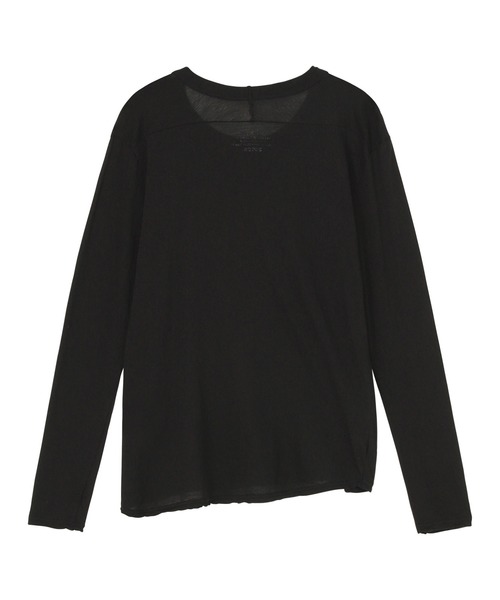 ZUCCa(ズッカ)の「スーピマライトジャージィー/カットソー(Tシャツ/カットソー・レディース・ホワイト/ブラック・M size)」の3枚目の写真