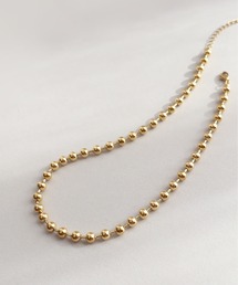 ieLS | 金属アレルギー対応「ieLS」ステンレス　ボールチェーンネックレス(ネックレス)