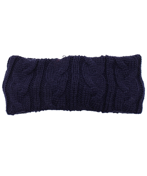 CIAOPANIC TYPY（チャオパニックティピー）の「ケーブルヘアバンド（ヘアバンド・レディース・グレー/ネイビー/カーキ・FREE）」の5枚目の写真