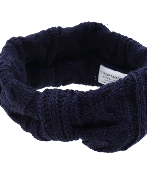 CIAOPANIC TYPY（チャオパニックティピー）の「ケーブルヘアバンド（ヘアバンド・レディース・グレー/ネイビー/カーキ・FREE）」の6枚目の写真