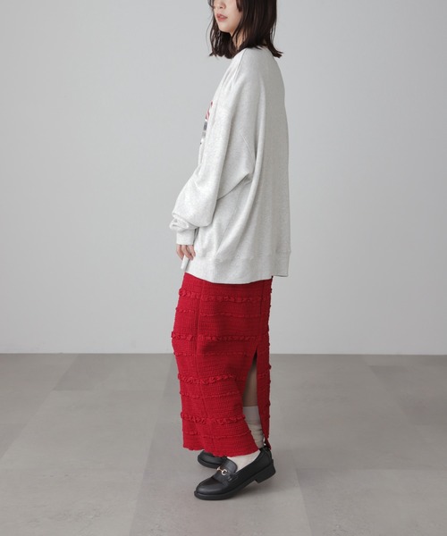 FREE'S MART(フリーズマート)の「◇マウンテンプリントビッグスウェット(スウェット・レディース・ホワイト/グレー/ネイビー・FREE)」の11枚目の写真