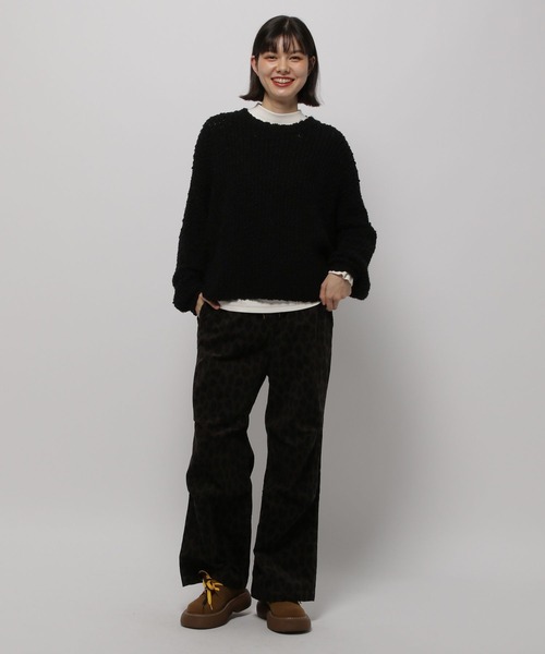 ぶーこ セール】ポコポコMIXプルオーバー（ニット/セーター）｜niko and