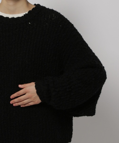 セール】ポコポコMIXプルオーバー（ニット/セーター）｜niko and