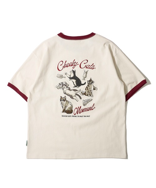 POWER TO THE PEOPLE（パワートゥーザピープル）の「【POWER TO THE PEOPLE】アニマル刺繍Tシャツ（Tシャツ/カットソー・レディース・オフホワイト/ブラック/ホワイト/ネイビー・MEDIUM/LARGE/X-LARGE）」の14枚目の写真