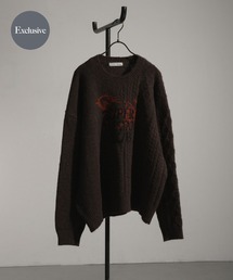 SENSE OF PLACE by URBAN RESEARCH | 『別注』SHUHEI KOKI×SENSE OF PLACE　プリントニット(ニット/セーター)