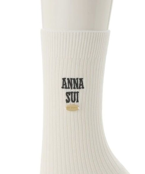 LILY BROWN（リリーブラウン）の「【LILY BROWN × ANNA SUI】ロゴバリエソックス（ソックス/靴下・レディース・レオパード/ホワイト/その他/ブラック・FREE）」の16枚目の写真