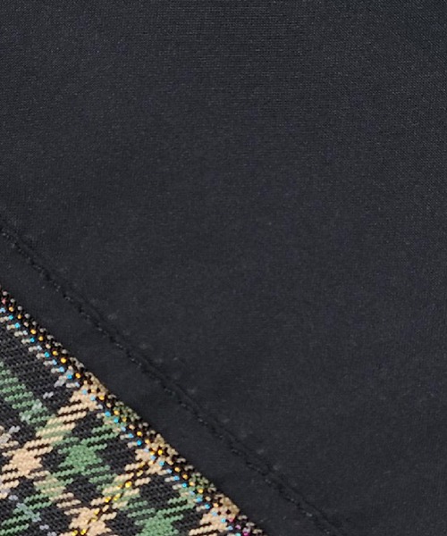 DAY CLOSET（デイ クローゼット）の「【大きいサイズ有/ハイウエスト/裏地付き/消しプリーツ/ロング丈】クラシカルチェック柄フレアスカート レディース（スカート・レディース・ネイビー/ブラック・L/S/M）」の13枚目の写真