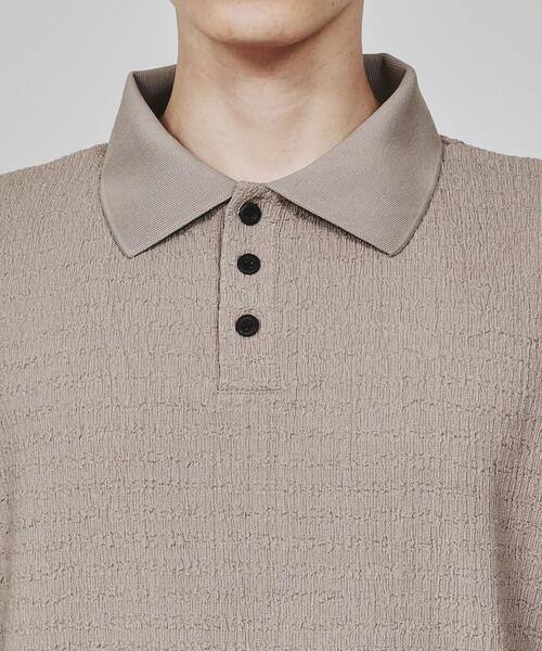 tk.TAKEO KIKUCHI（ティーケータケオキクチ）の「楊柳ポロシャツ（ポロシャツ・メンズ・ライトグレー/ブルーグリーン/ブラック・03/02）」の20枚目の写真