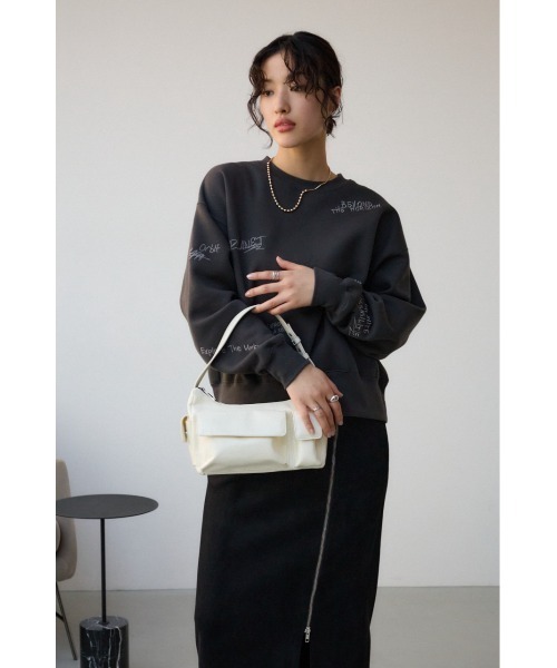 AZUL by moussy(アズールバイマウジー)の「アウトポケットワンハンドルバッグ(ショルダーバッグ・レディース・アイボリー/ブラック・FREE)」の17枚目の写真