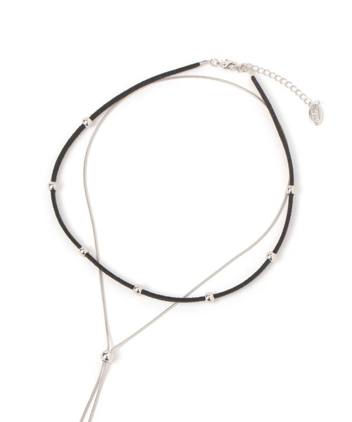 LOWRYS FARM（ローリーズファーム）の「スウェード2レンチョーカー 291580（チョーカー・レディース・ブラック/ブラウン・FREE）」の5枚目の写真