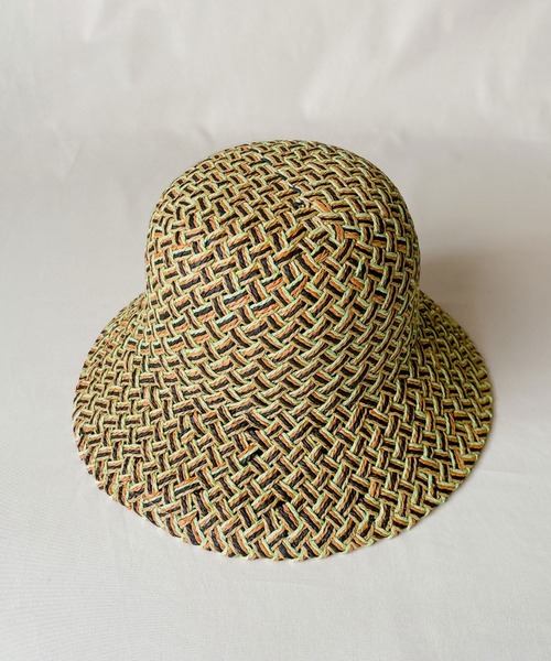 ORIENT MILLINERY（オリエント ミリナリー）の「NIRMA【ﾆﾙﾏ】（ハット・レディース・グリーン/ピンク/オレンジ・FREE）」の3枚目の写真