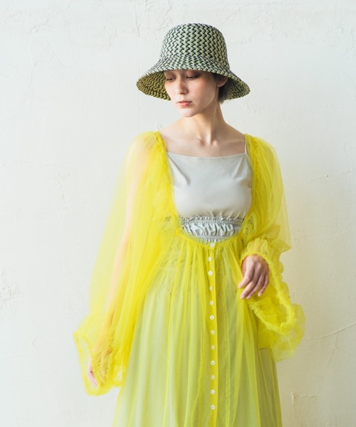 ORIENT MILLINERY（オリエント ミリナリー）の「NIRMA【ﾆﾙﾏ】（ハット・レディース・グリーン/ピンク/オレンジ・FREE）」の16枚目の写真