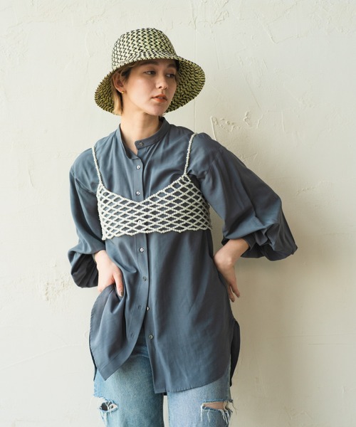 ORIENT MILLINERY（オリエント ミリナリー）の「NIRMA【ﾆﾙﾏ】（ハット・レディース・グリーン/ピンク/オレンジ・FREE）」の11枚目の写真