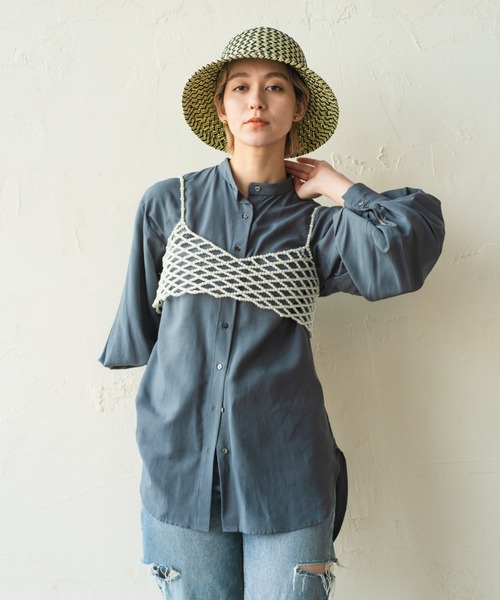 ORIENT MILLINERY（オリエント ミリナリー）の「NIRMA【ﾆﾙﾏ】（ハット・レディース・グリーン/ピンク/オレンジ・FREE）」の14枚目の写真