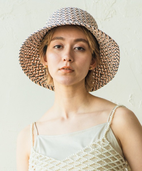 ORIENT MILLINERY（オリエント ミリナリー）の「NIRMA【ﾆﾙﾏ】（ハット・レディース・グリーン/ピンク/オレンジ・FREE）」の9枚目の写真