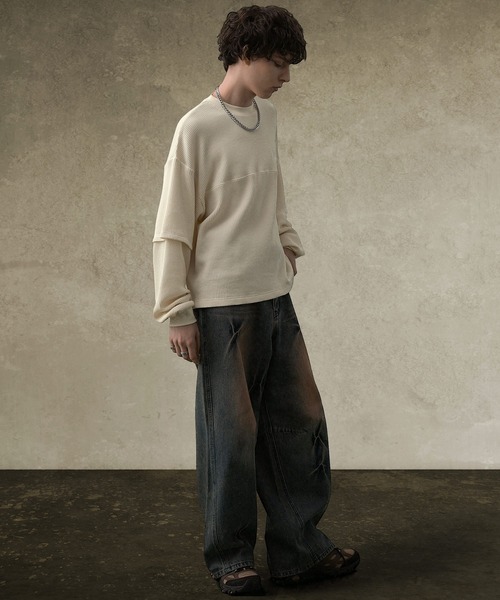 関税/送料込み LETTERING LOGO PIGMENT OVERSIZED TEE Helmut Lang Sheer Logo Tee | HELMUTLANG.COM