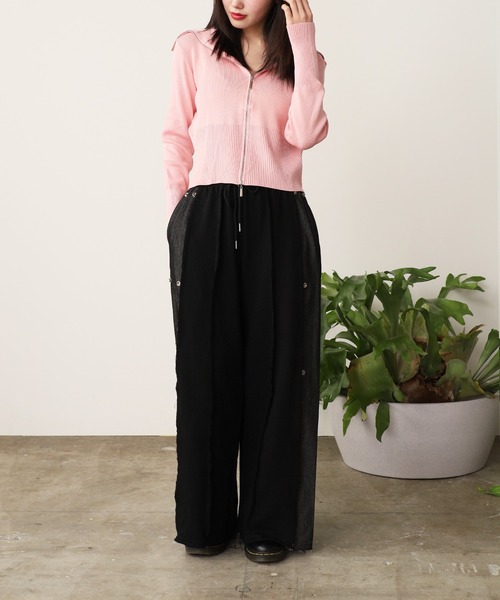 新品タグつき❣️完売品送料無料☆XTFMT01J3 サイドスリット トレーナー XTFMT01J3 裏起毛 ウォームソフト サイドスリット トレーナー (単品)