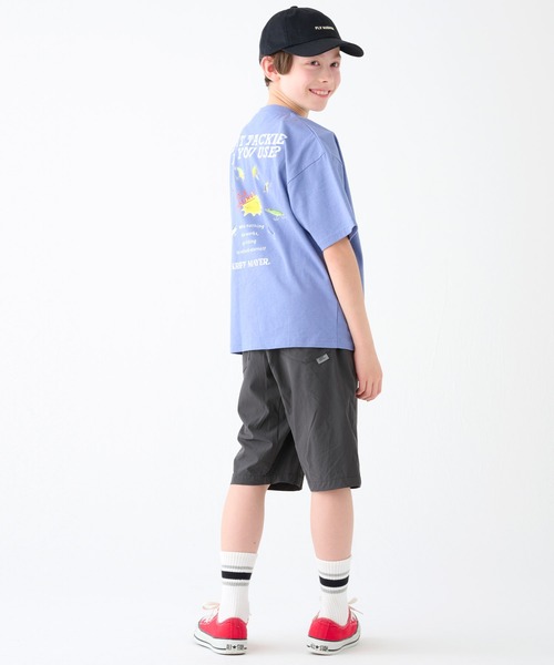KRIFF MAYER Kid's Collection（クリフメイヤーキッズコレクション）の「【軽撥水・ストレッチ】快適タフハーフパンツ（その他パンツ・キッズ・チャコール/オレンジ/ネイビー/グリーン・120/130/140/150/160/170）」の6枚目の写真