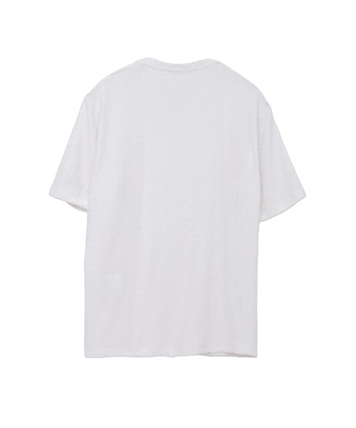 セール】HIGH STREET∴バイヤス千鳥パイルジャカードVネック半袖