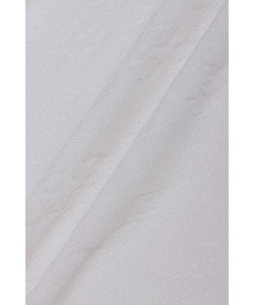 HIGH STREET(ハイストリート)の「HIGH STREET∴バイヤス千鳥パイルジャカードVネック半袖カットソー(Tシャツ/カットソー・メンズ・グレー/ブルー系2/ホワイト・M/LL/L)」の5枚目の写真