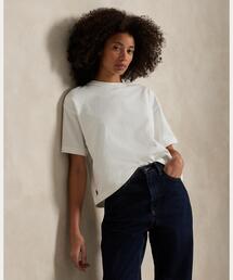POLO RALPH LAUREN | コットン ジャージー クロップド クルーネック Tシャツ(Tシャツ/カットソー)