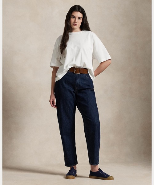 POLO RALPH LAUREN（ポロ ラルフ ローレン）の「コットン ジャージー クロップド クルーネック Tシャツ（Tシャツ/カットソー・レディース・ホワイト・XS/S/M/L/XL）」の10枚目の写真