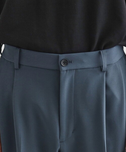 tk.TAKEO KIKUCHI（ティーケータケオキクチ）の「◆360度ストレッチワイドテーパードパンツ（セットアップ対応）（その他パンツ・メンズ・ブラック/ベージュ/ブルー・01/02/03/04）」の17枚目の写真