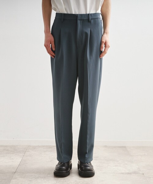 tk.TAKEO KIKUCHI（ティーケータケオキクチ）の「◆360度ストレッチワイドテーパードパンツ（セットアップ対応）（その他パンツ・メンズ・ブラック/ベージュ/ブルー・01/02/03/04）」の20枚目の写真