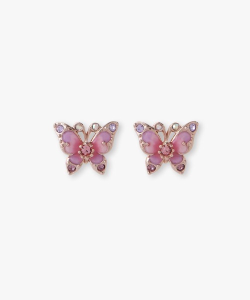 ANNA SUI（アナスイ）の「蝶モチーフ ピアス（ピアス（両耳用）・レディース・ピンク/ブルー・FREE）」の7枚目の写真