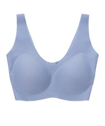 ブラジャー（ブルー・ネイビー/青色系・シームレス）ファッション通販