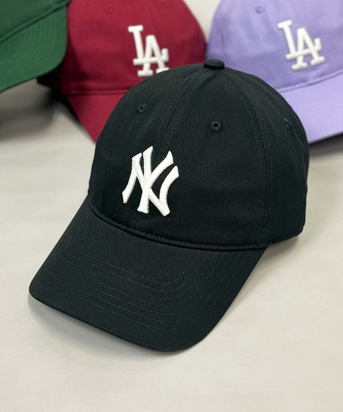 MLB Korea(エムエルビーコリア)の「【MLB】日本未発売モデル MLB コリア アンストラクチャー ボールキャップ べースボール コットン ロゴキャップ 3ACP6601N(キャップ・レディース・チャコールグレー/ベージュ系その他/ブラック系その他/ワインレッド/グリーン/ブルー/ブラック系その他2/ライラック/ベージュ系その他2/ライトベージュ/ネイビー/ホワイト/ライトグレー・FREE)」の3枚目の写真