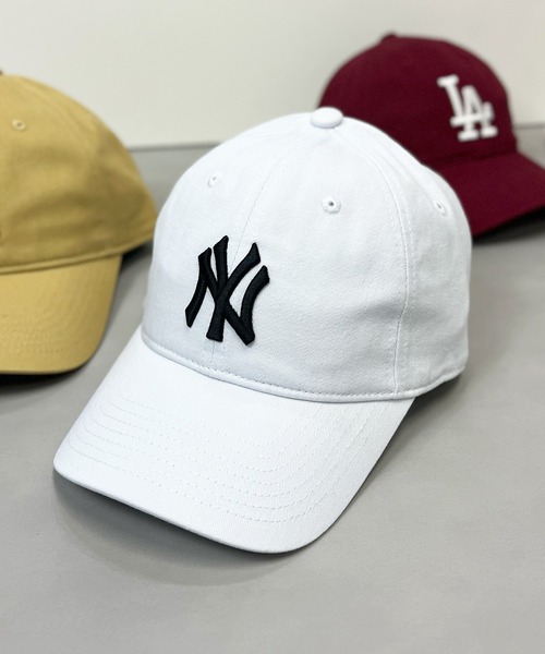 日本未発売・韓国限定 NEWERA メッシュ ロゴ キャップ MLB アイボリー MSG（エムエスジー）の「NEWERA 【日本未発売・韓国限定】NEW
