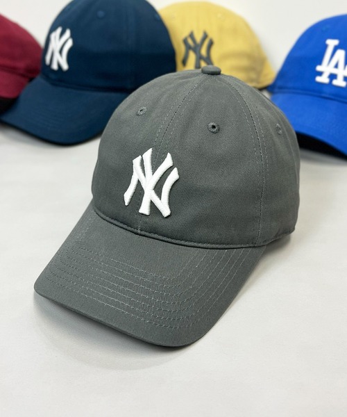 MLB Korea(エムエルビーコリア)の「【MLB】日本未発売モデル MLB コリア アンストラクチャー ボールキャップ べースボール コットン ロゴキャップ 3ACP6601N(キャップ・レディース・チャコールグレー/ベージュ系その他/ブラック系その他/ワインレッド/グリーン/ブルー/ブラック系その他2/ライラック/ベージュ系その他2/ライトベージュ/ネイビー/ホワイト/ライトグレー・FREE)」の5枚目の写真