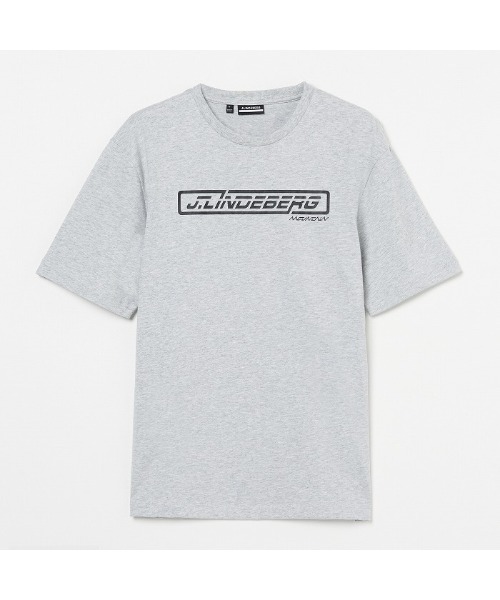 J.LINDEBERG(ジェイリンドバーグ)の「【J.LINDEBERG/GOLF】グラフィックロゴプリント半袖Tシャツ(Tシャツ/カットソー・メンズ・ブラック/ライトグレー・48/46/44)」の5枚目の写真
