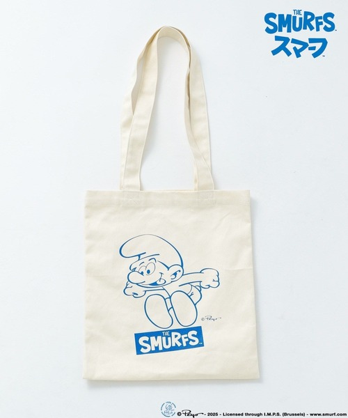 BAYFLOW（ベイフロー）の「【THE SMURFS/スマーフ】プリントトートバッグ〈A4サイズ対応〉（トートバッグ・メンズ・その他1/その他2・FREE）」の9枚目の写真